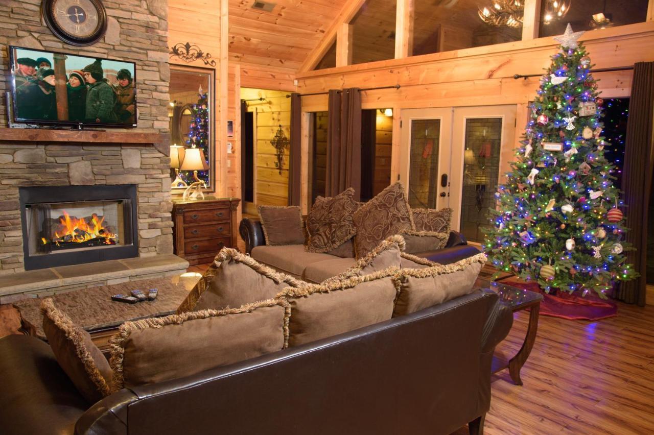 Gatlinburg Mansion Cabin Pittman Center Exteriör bild