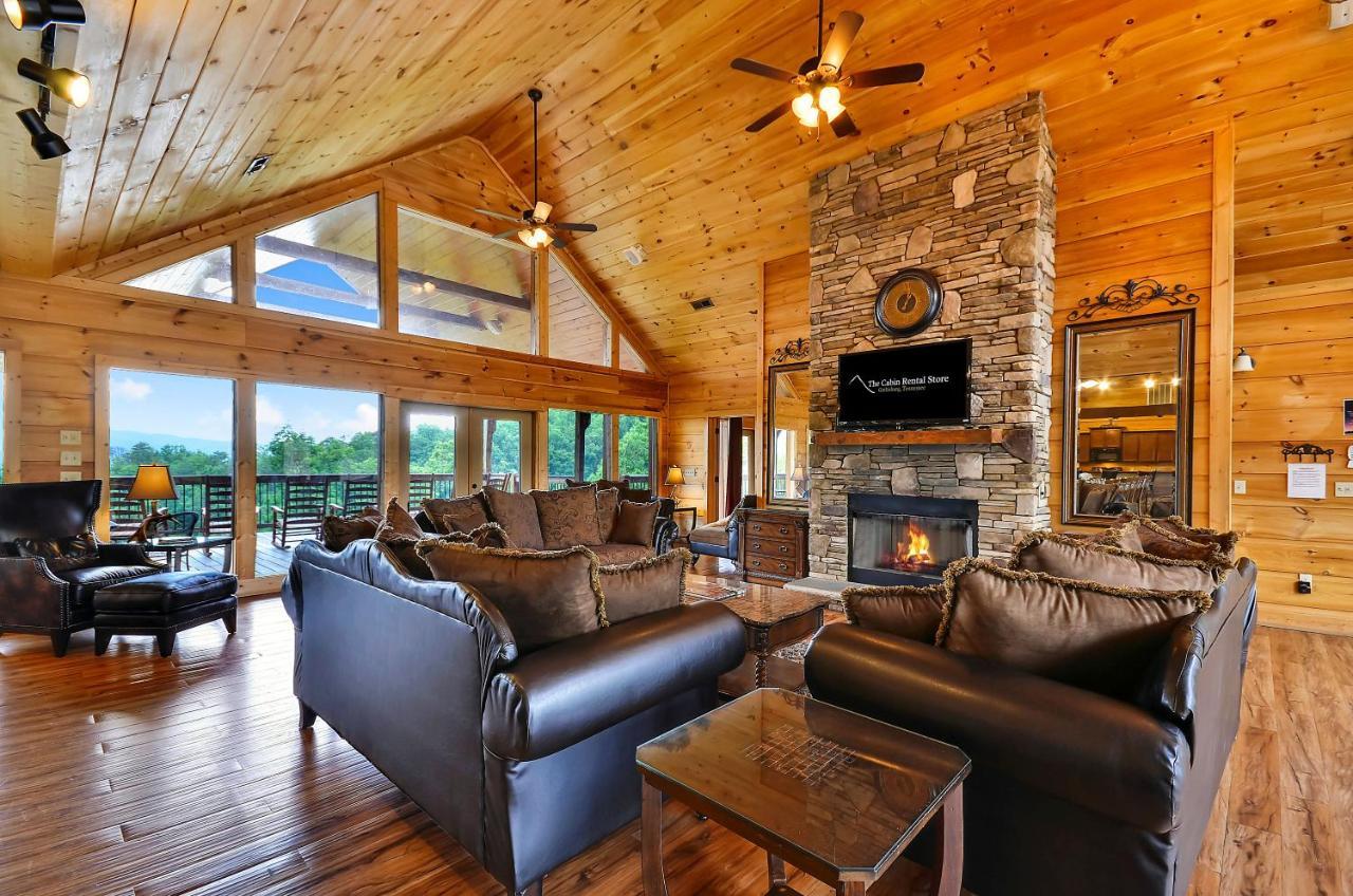 Gatlinburg Mansion Cabin Pittman Center Exteriör bild