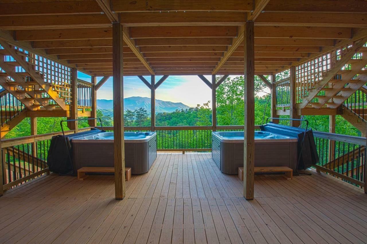 Gatlinburg Mansion Cabin Pittman Center Exteriör bild